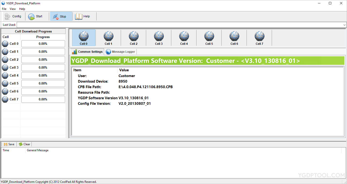 YGDP Flash Tool V3.10